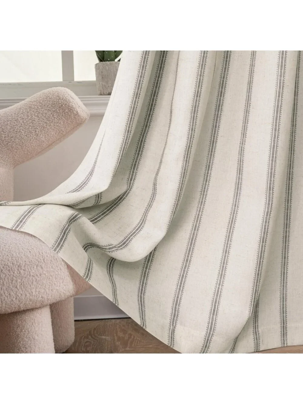 Farmhouse Linen Blackout Curtains - 84